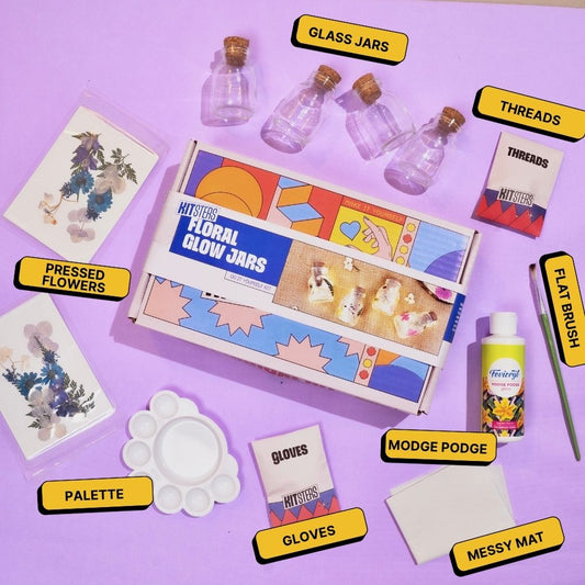 DIY Floral Glow Jar Kit