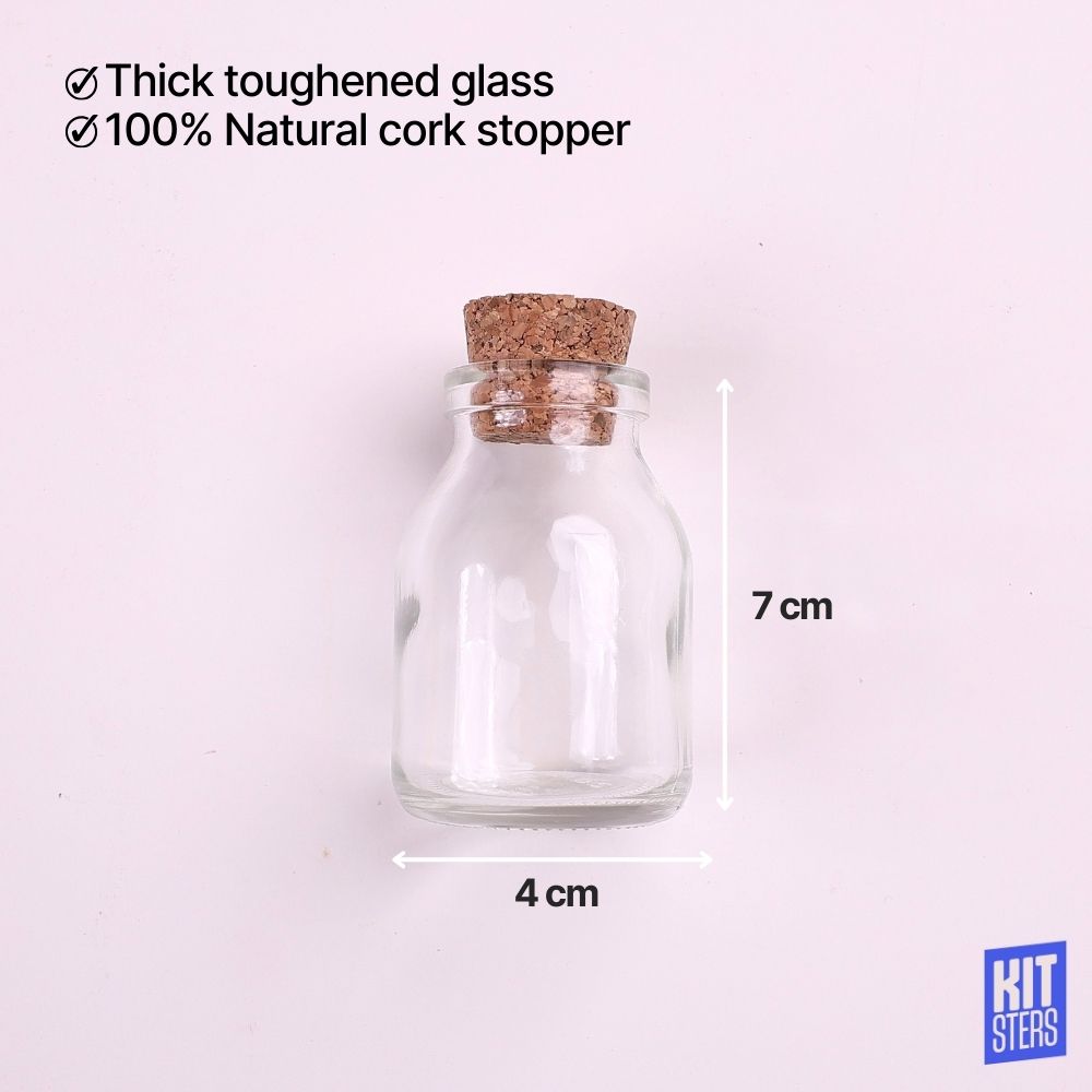 Glass Jar with Cork - 50 ml