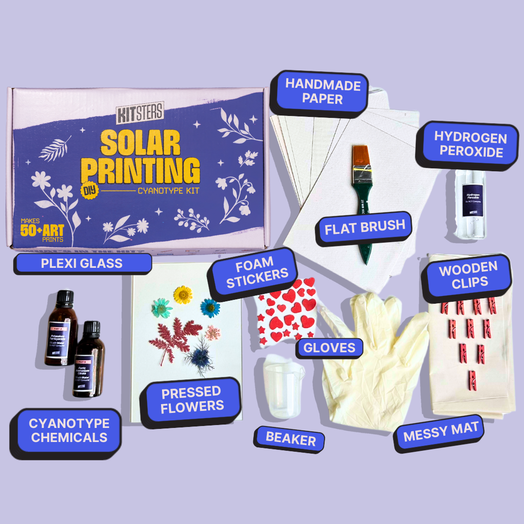 COMBO : DIY Gel Plate Monoprinting & DIY Solar Printing Kit