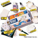 DIY Decoupage Shells Kit