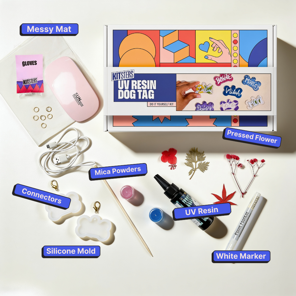 DIY UV Resin Dog Tag Kit