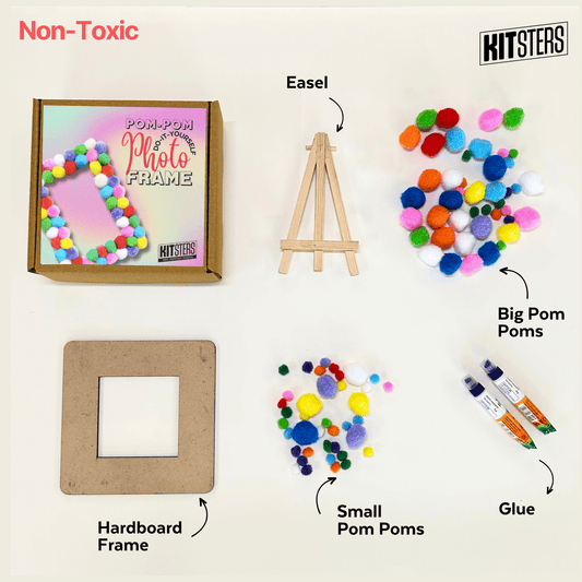 DIY Pom Pom Photo Frame Kit