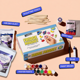 COMBO : DIY Fridge Magnet Kit & DIY Clay Sculpting Kit