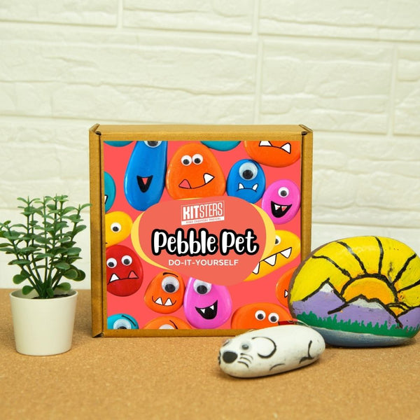 DIY Pebble Painting Kit | DIY Art & Craft Kit for Kids & Adults | Kitsters
