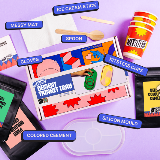 DIY Cement Trinket Tray Kit