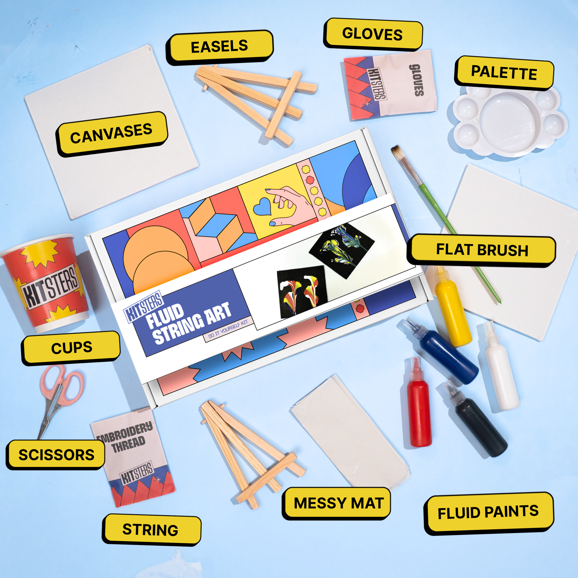 DIY Fluid String Art Kit