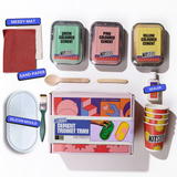 COMBO : DIY Cement Trinket Tray Kit & DIY Cement Coaster Kit