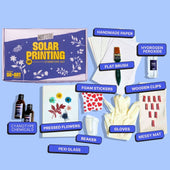COMBO : DIY Handmade Paper Kit & DIY Solar Printing Kit