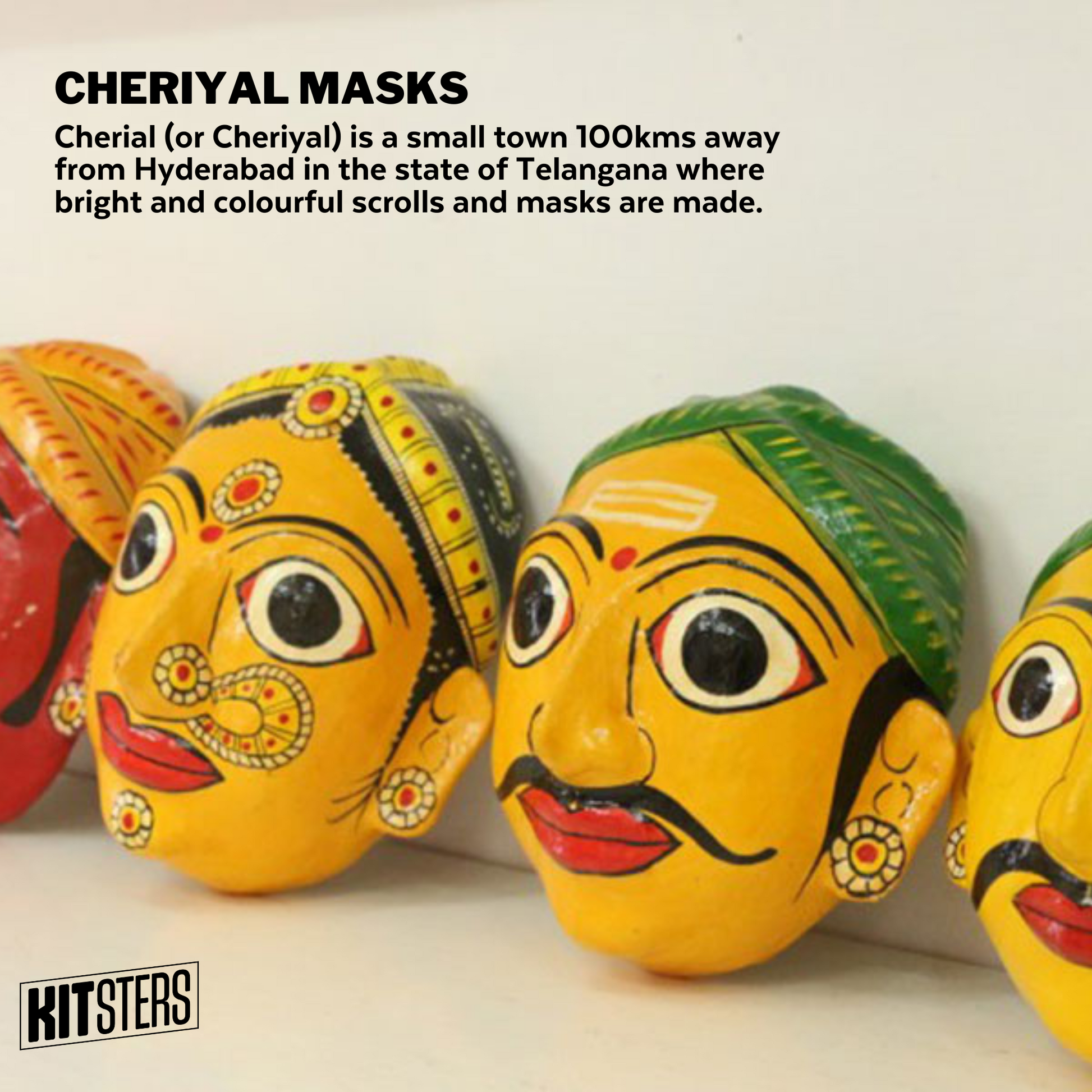 DIY Cheriyal Mask Kit