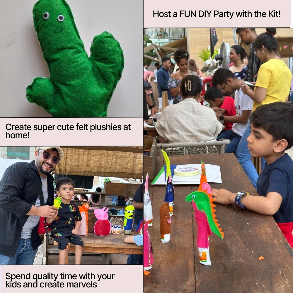 DIY Felt Plushie Kit | Make the cutest felt plushies | DIY Art & Craft Kits | Kitsters