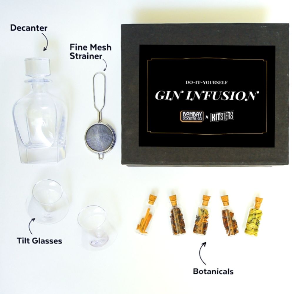 DIY Gin Infusion Kit | Infuse your gin | Kitsters | Best Gift for Men