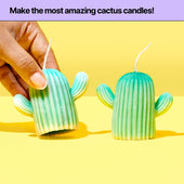 DIY Cactus Candle Kit, cactus shaped candle, cactus mold, silicone mould, soy wax