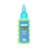 Stikeeze Glitter Glow in the Dark Glue | Green | 35gms