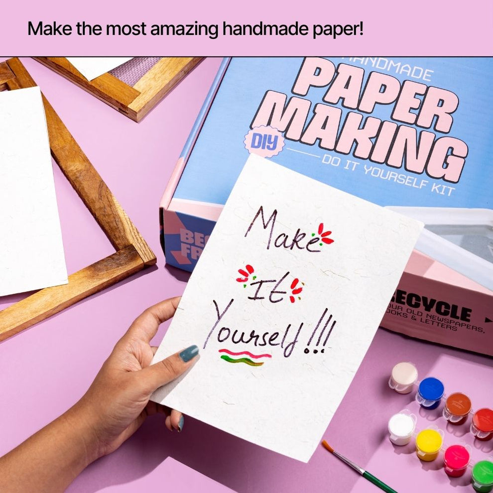 DIY Handmade Paper Kit | Unique Art & Craft Kit | Kitsters