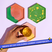 DIY Cement Coaster Kit