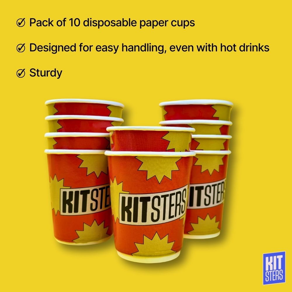 Kitsters Paper Cups (Pack of 10)