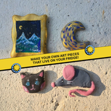 COMBO : DIY Fridge Magnet Kit & DIY Clay Sculpting Kit