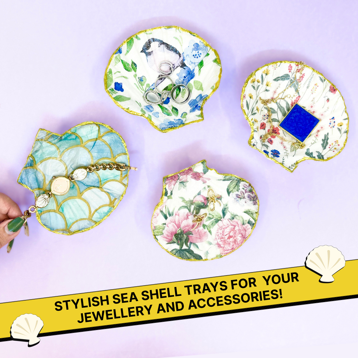 DIY Decoupage Shells Kit