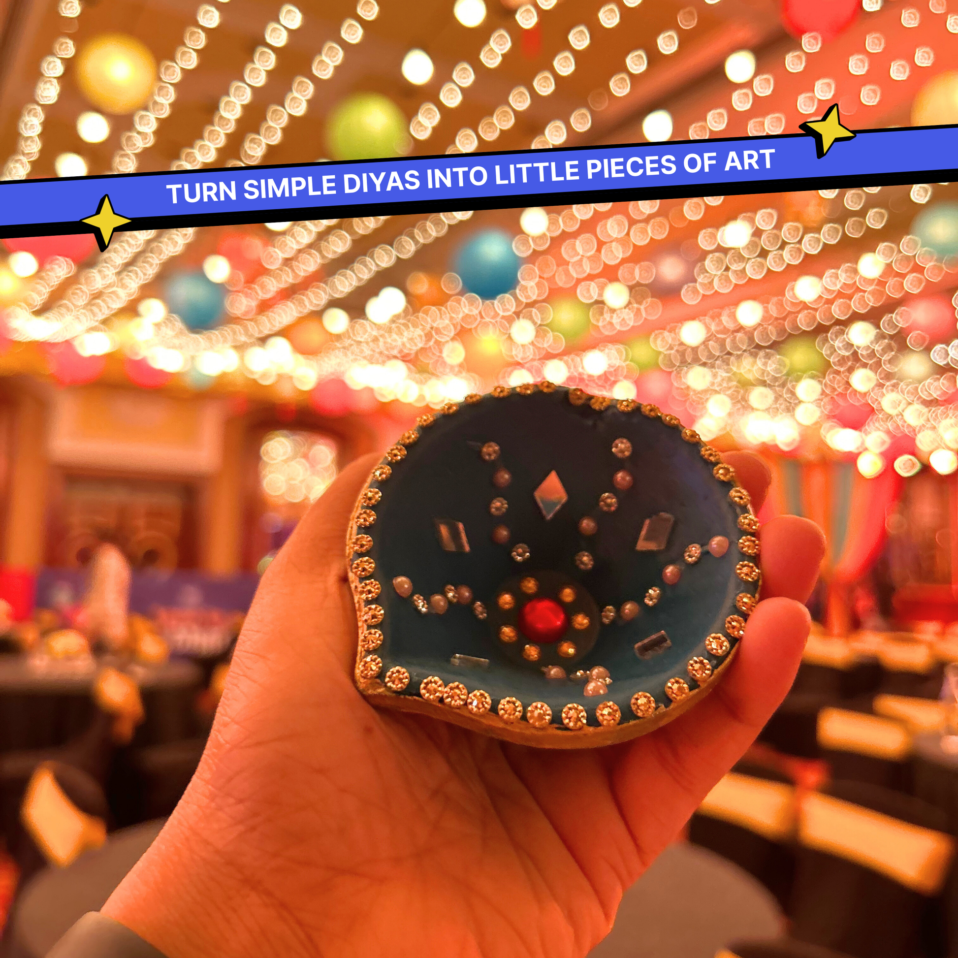 DIY Diya Decoration Kit
