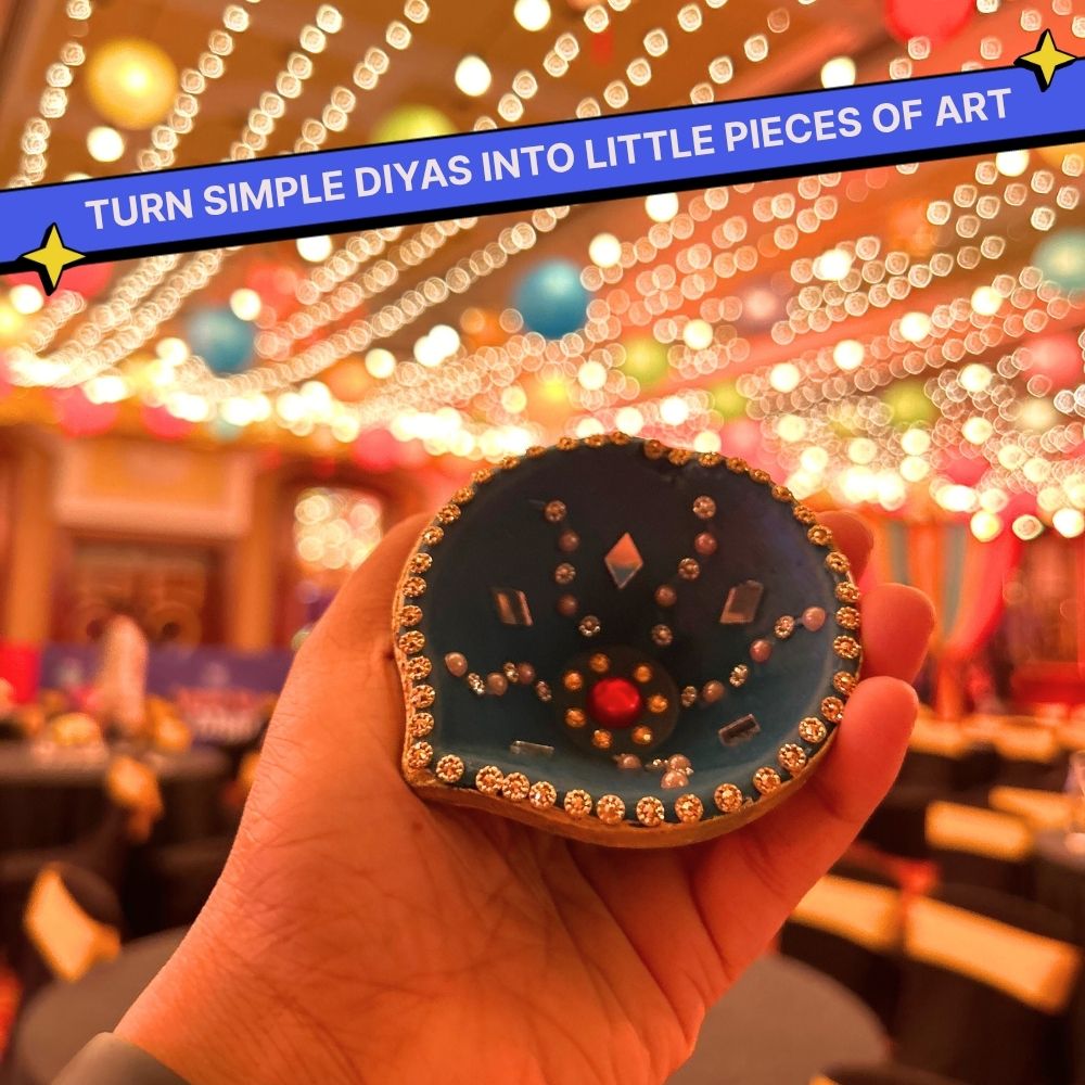 DIY Diya Decoration Kit