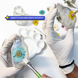 COMBO : DIY Floral Glow Jar Kit & DIY Light Bottle Painting Kit