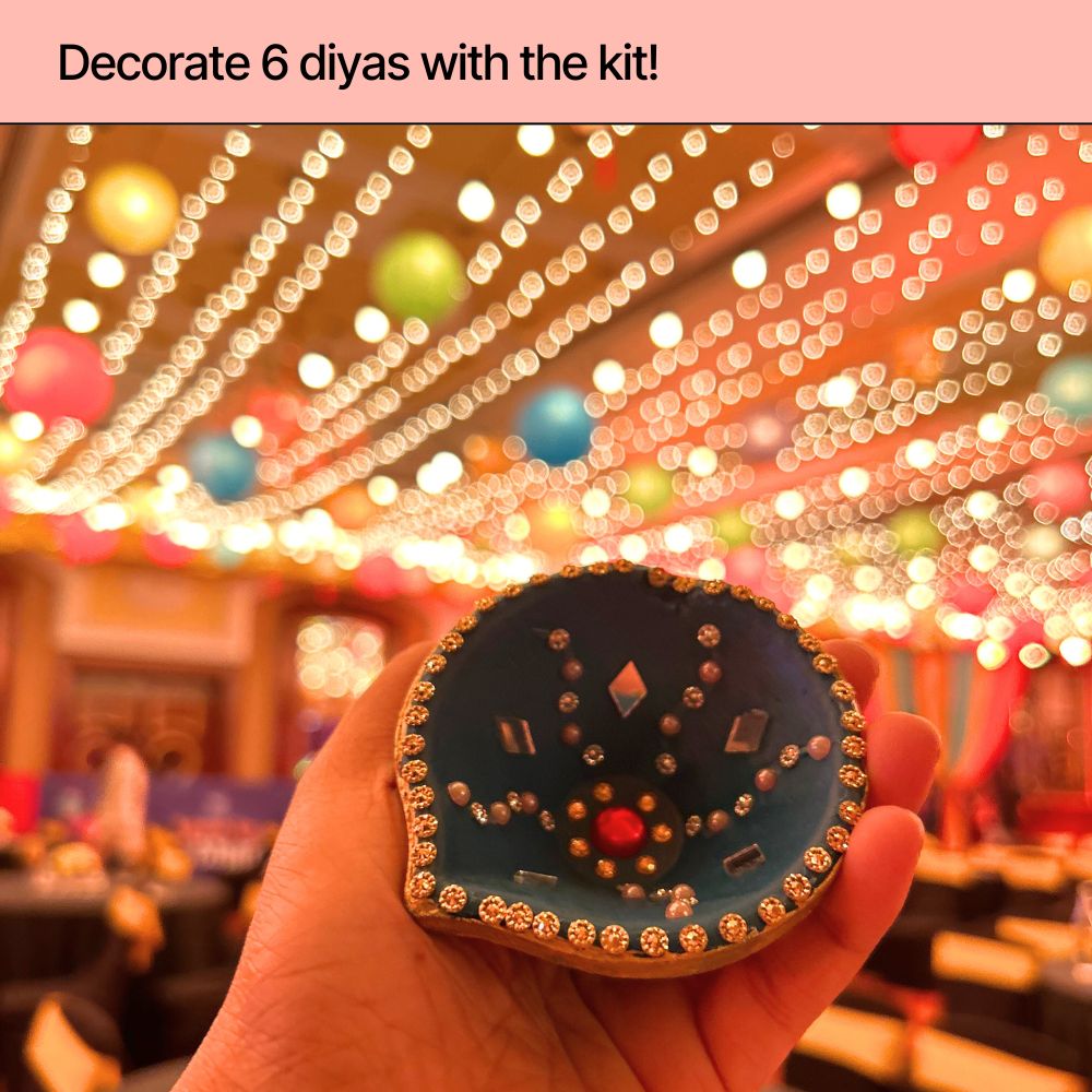 DIY Diya Decoration Kit