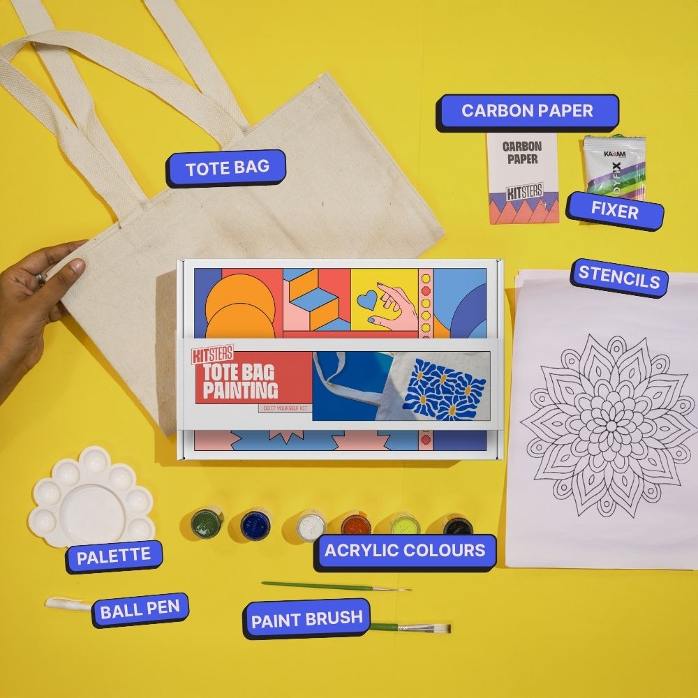 DIY Tote Bag Painting Kit - Main Image