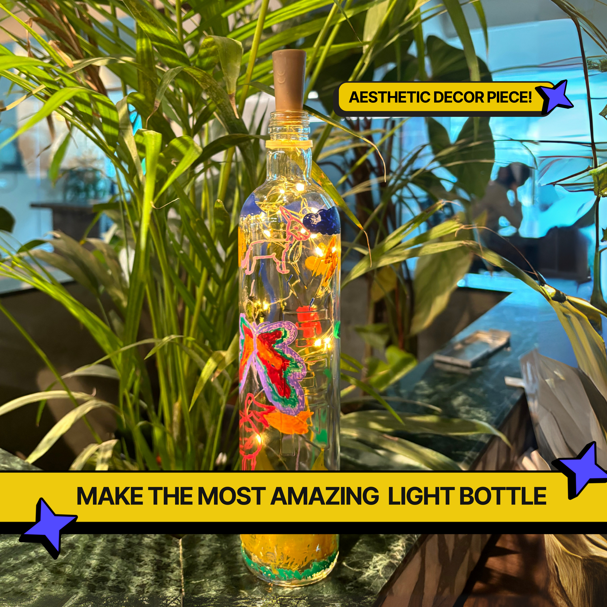 DIY Light Bottle Painting Kit