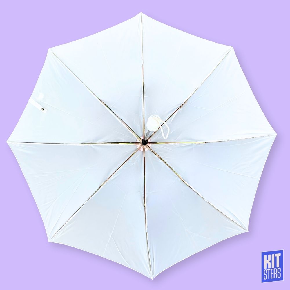 White Umbrella | Customizable DIY Canvas Umbrella | Kitsters