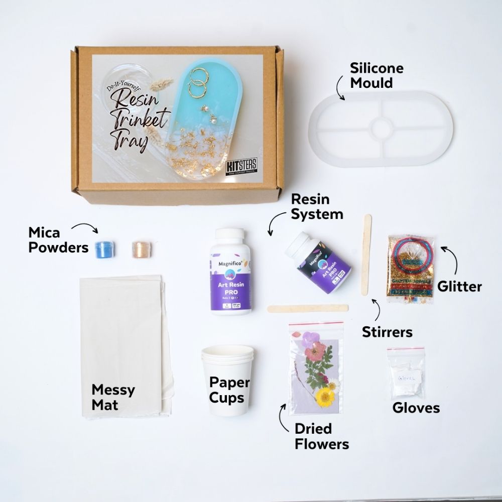 DIY Resin Trinket Tray Kit | DIY Art & Craft Kit | Kitsters