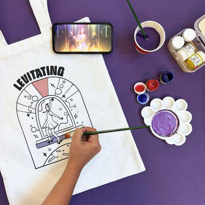 DIY Tote Bag Painting Kit -Levitating