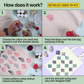 DIY Block Printing Kit (Tote Bag)