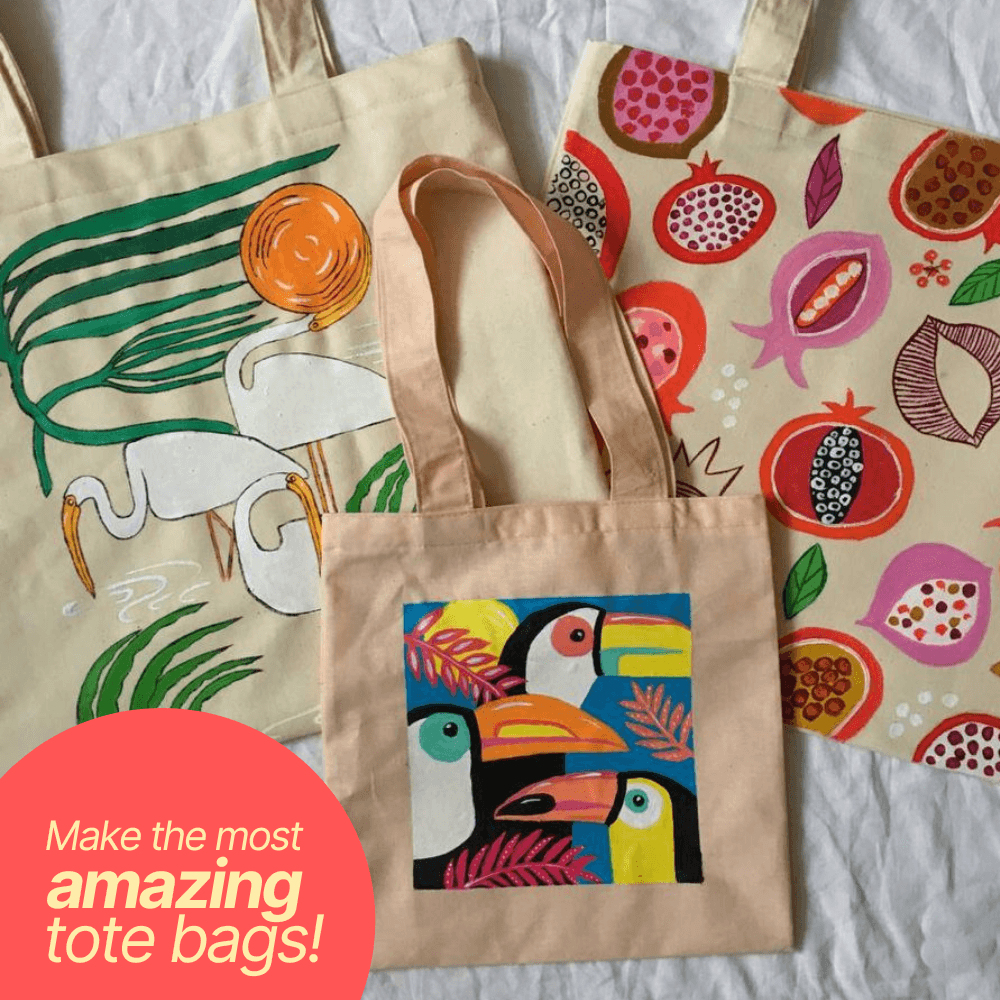 Paint discount tote bag