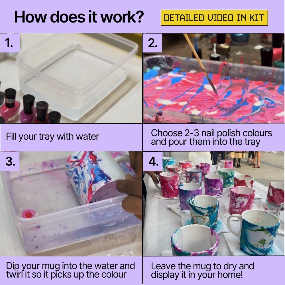 DIY Mug Marbling Kit