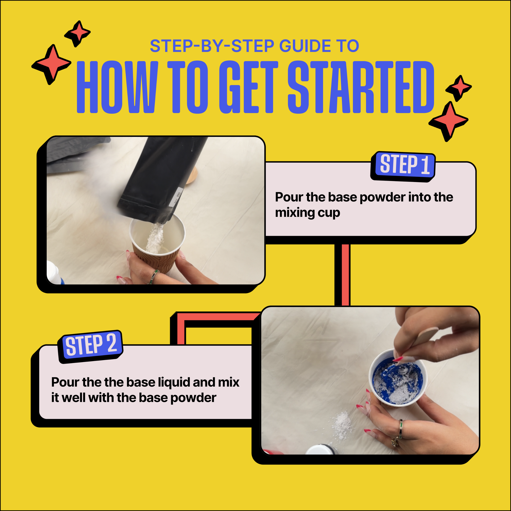 DIY Jesmonite Hexagon Coaster Kit