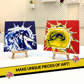 DIY Fluid Wheel Art Kit