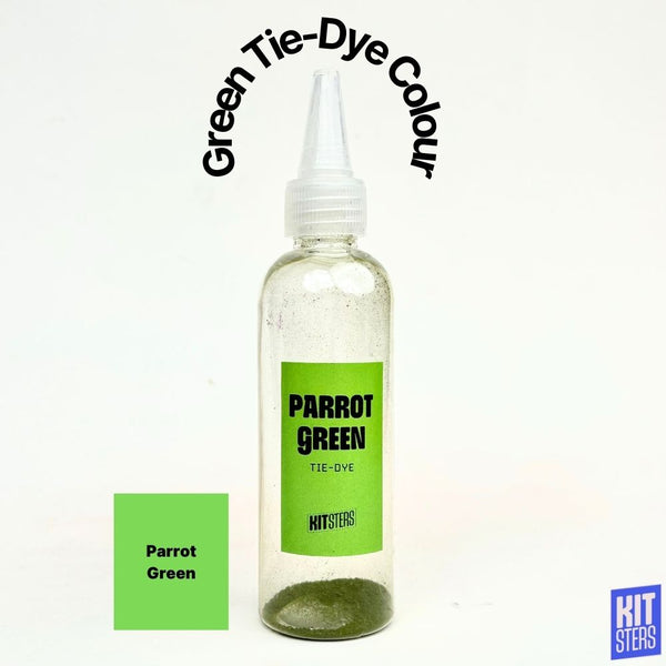 Parrot Green Tie-Dye Colour