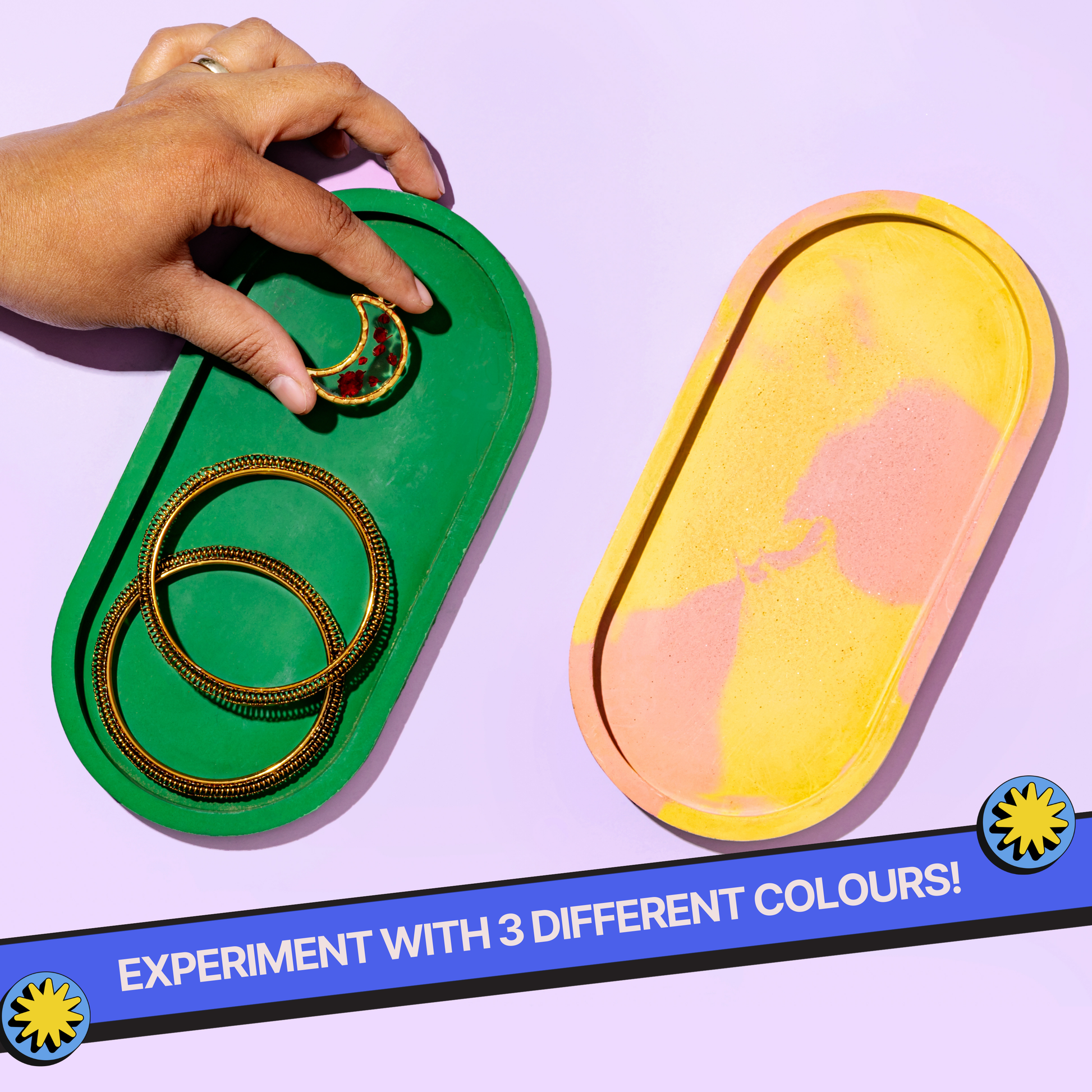 DIY Cement Trinket Tray Kit