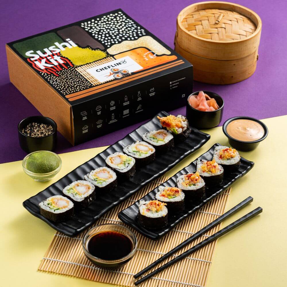 DIY sushi kit, sushi making supplies, sushi preparation kit, homemade sushi ingredients, sushi rolling kit, sushi making tools, sushi recipe kit, DIY sushi set, sushi craft kit, sushi kit for beginners