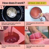 DIY Rose Soap Kit