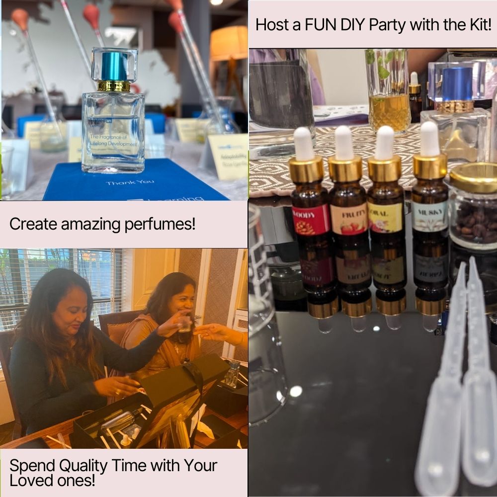DIY Perfumery Lab Kit | Make Your Own Perfumes | Best Gift for Women | Kitsters