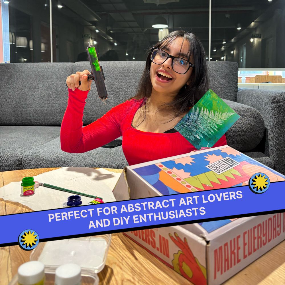 DIY Gel Plate Monoprinting Kit