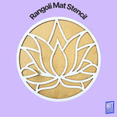 Rangoli Mat Stencil Design 3