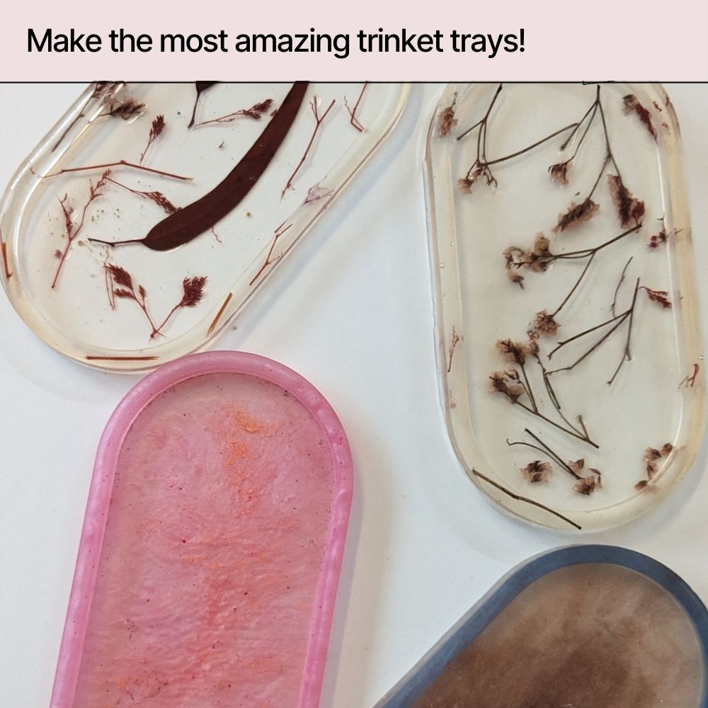DIY Resin Trinket Tray Kit | DIY Art & Craft Kit | Kitsters