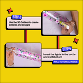 DIY Light Bottle Painting Kit