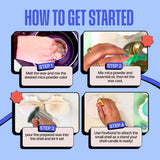 COMBO : DIY Shell Candle Kit & DIY Decoupage Shells Kit