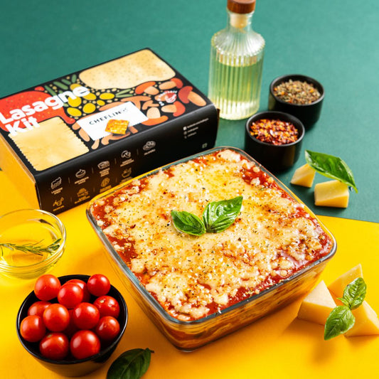 DIY Lasagne Kit, lasagne ingredients, homemade pasta kit, lasagne cooking set, Italian cooking kit