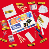 COMBO : DIY Fluid Wheel Art Kit & DIY Fluid String Art Kit