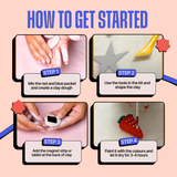 COMBO : DIY Fridge Magnet Kit & DIY Clay Sculpting Kit