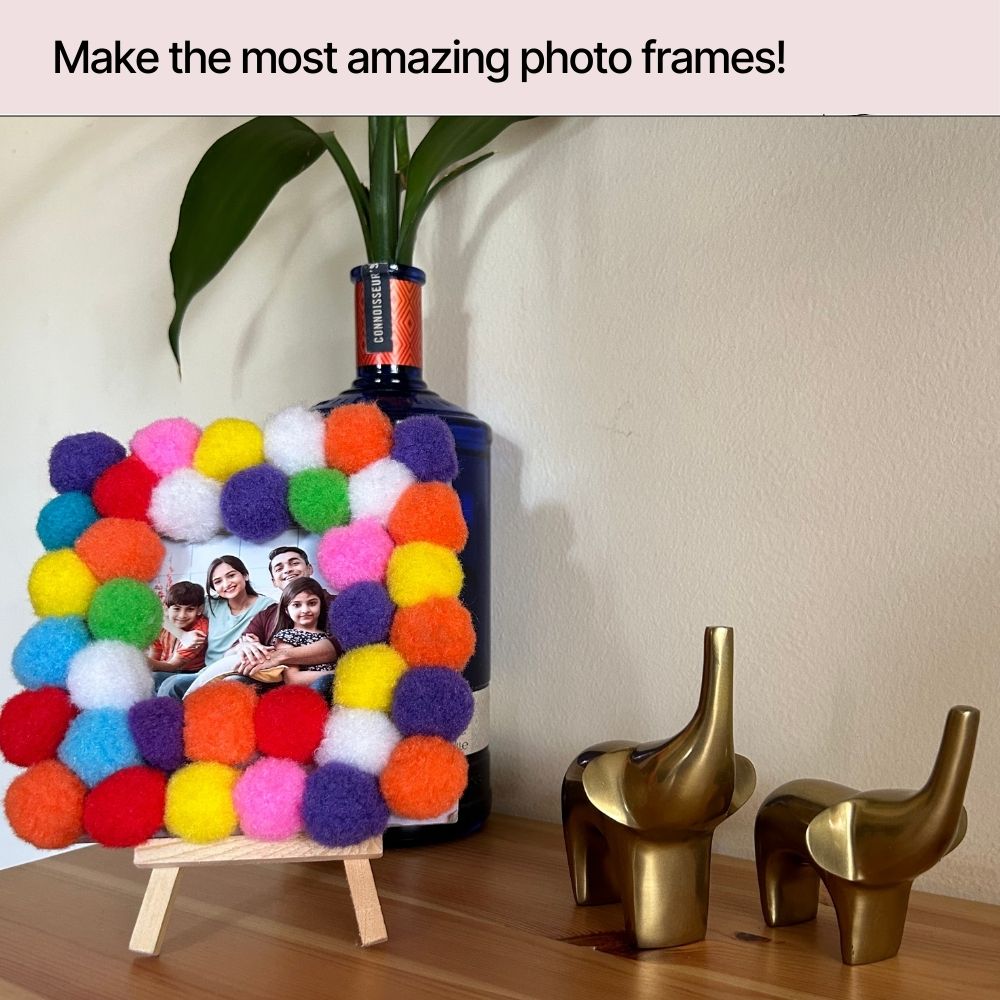 DIY Pom Pom Photo Frame Kit